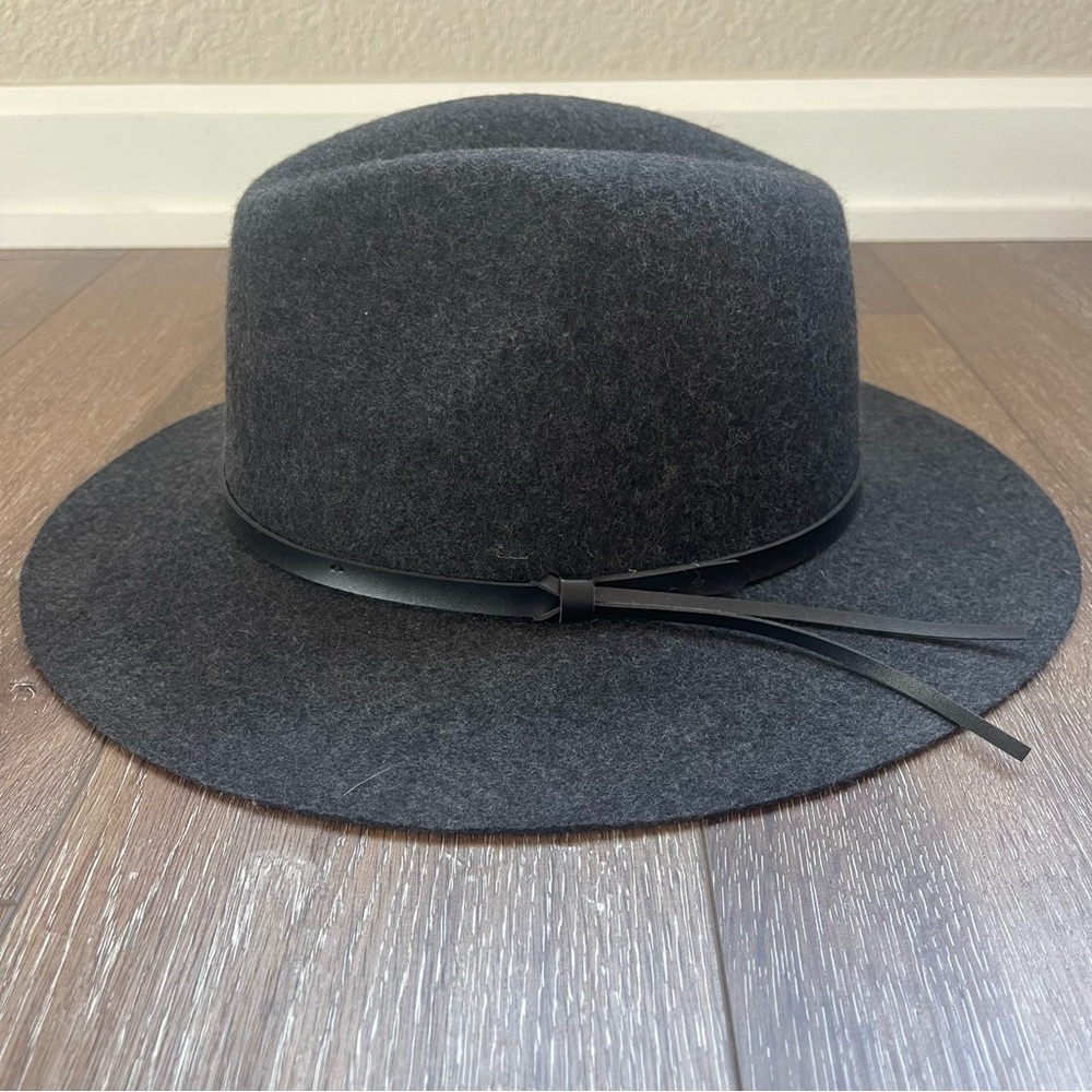 Black Fedora Hat Wool - image 8